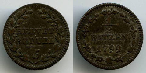 Swiss Half Batzen