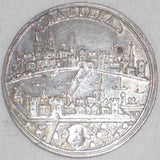 1700-1739 Silver Coin Switzerland Quarter Thaler Basel City View KM# 122 XF+