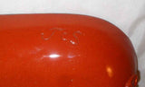 1978 Seagreaves Redware Loaf Dish Sgraffito Folk-Art Spread-Eagle Decoration
