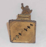 Antique Cast Iron Gold Colored Still Penny Bank Statue of Liberty By AC Williams