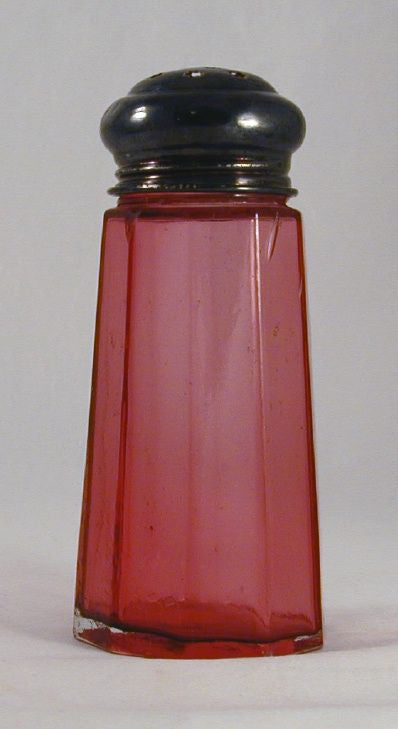 Vintage Glass Powder Bottle Antique Shaker Bottle Collectable