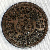 1863 Civil War Store Token Fuld-700C-3a Charnley 11 Orange Street Providence RI