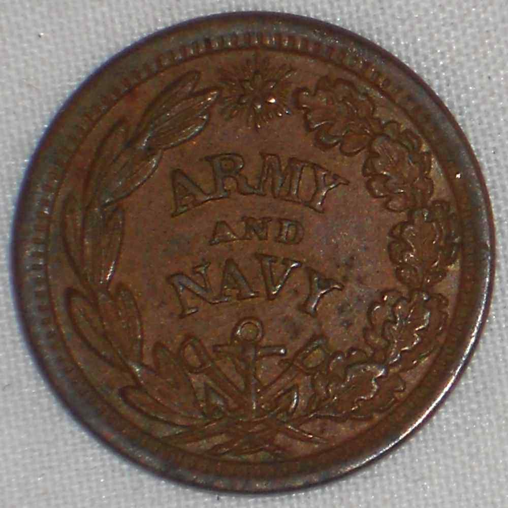 Copper Patriotic Civil War Token Union Must Be Preserved Army Navy Ful –  Giamer Antiques and Collectibles
