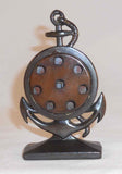 Antique Desktop Thermometer Ship's Anchor Crescent Art Novelties Irvington NJ