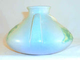 "Rare" 1930s Roseville Art Pottery Blue Thorn Apple Vase w/ Two Hndles 808-4