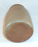 Antique Stoneware Tall Jar Salt Glazed Blue Letters A.P. Donaghho Parkersburg WV