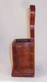 Antique Primitive Wood Hanging Wall Box Dovetailed Construction Original Finish