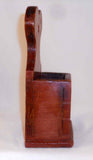Antique Primitive Wood Hanging Wall Box Dovetailed Construction Original Finish