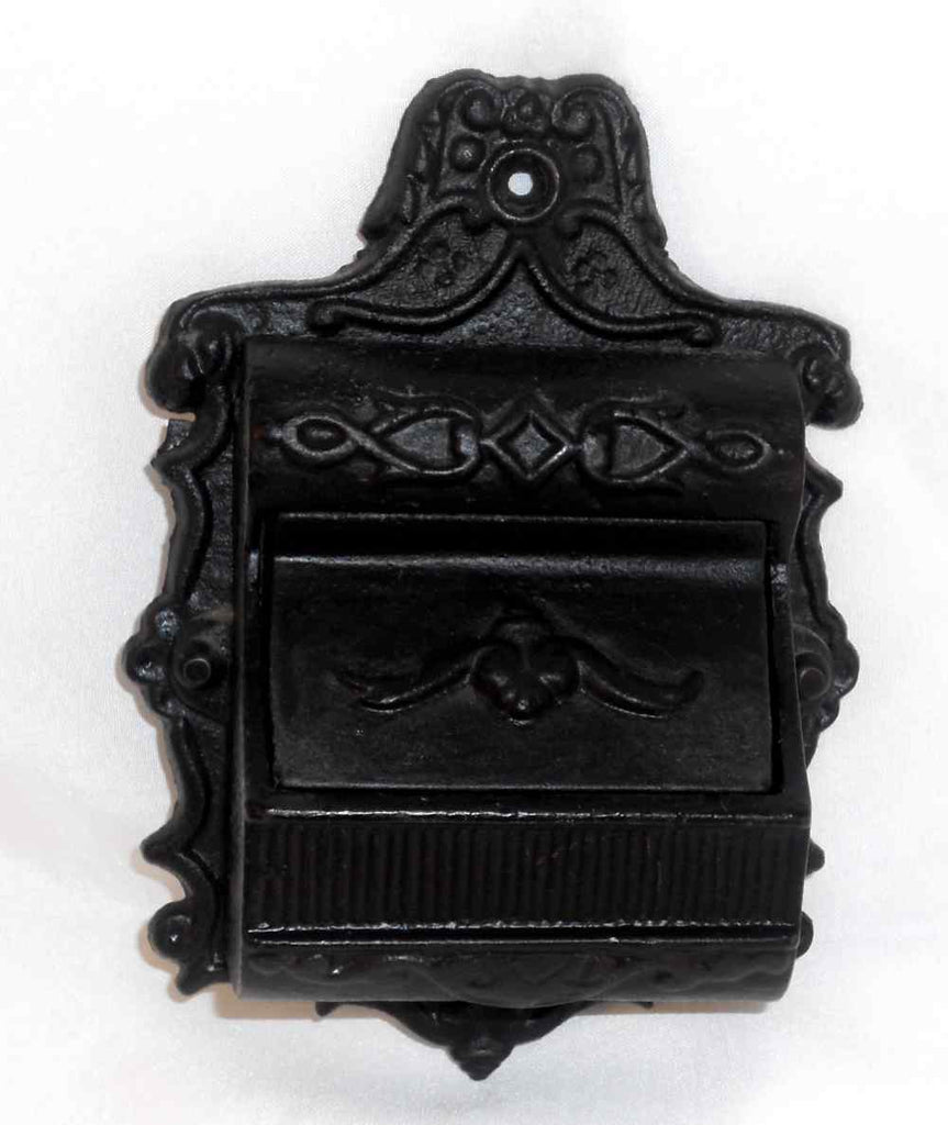 Nice Vintage WILTON Cast Iron Hanging Match Holder With Lid Black Colo –  Giamer Antiques and Collectibles