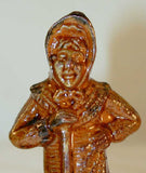 Redware Woman Figurine