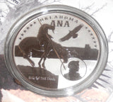 2025 World's Fair Of Money Proof One Dollar Coin with Three Signatures Artist, Creator, and ANA President No. 966 of 1250