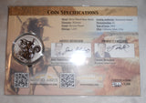 2025 World's Fair Of Money Proof One Dollar Coin with Three Signatures Artist, Creator, and ANA President No. 966 of 1250