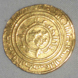 Scarce Alexandria Egypt Ayyubid Gold Coin Salah al-Din Dinar 580 AH / 1184 AD VF