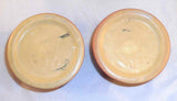 Beautiful Roseville Pottery Pair of Pink Apple Blossom Candlestick Holders 351