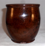 Antique Manganese & Lead Glazed Redware Apple Butter Crock or Storage Jar SE PA