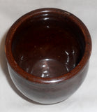 Antique Manganese & Lead Glazed Redware Apple Butter Crock or Storage Jar SE PA