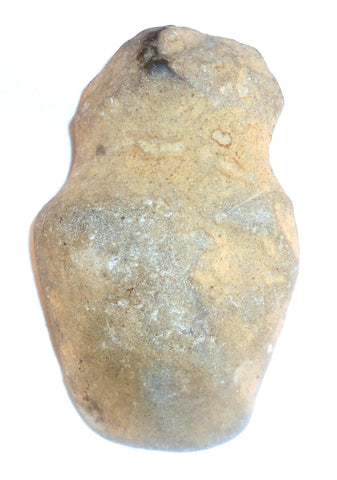 Native American Indian Full Groove Carved Stone Axe Uncertain Date and Location