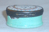 Old Battersea Enameled Box Staffordshire England Mothers Gift to Deserving Child