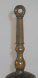 Antique Cast Brass Bell Marked "10" and Having a Long Brass Handle