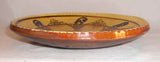 2008 Turtlecreek Turtle Creek Potters Redware Slip Decorated Plate By Betty Lou