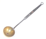 Antique Brass & Wrought Iron Ladle with Copper Rivets Southeastern Pennsylvania