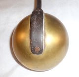 Antique Brass & Wrought Iron Ladle with Copper Rivets Southeastern Pennsylvania