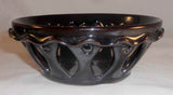 1997 Breininger Redware Glazed Small Reticulated Basket Dark Brown Color