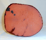 1990 Breininger Glazed Redware Figurine Bear Standing w/ Fruit Basket in Mouth