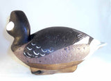 Contemporary Carved Wood Decorative Duck Decoy By Rich Haines of Blackwood NJ
