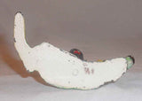 Old Painted Cast Iron Bottle Opener Alligator Chasing Boy Nipping at His Pants