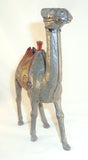 Antique Painted Cast Iron Still Penny Bank Large Gray Colored Camel AC Williams