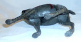 Antique Painted Cast Iron Still Penny Bank Large Gray Colored Camel AC Williams