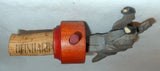 Unusual Bottle Stopper or Cork With Bucking Donkey Standing on Wooden Base&nbsp;