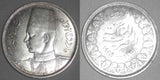 1939 Egypt Silver Coin Ten Piastres King Farouk 1st Wearing Fez Facing Left AU+