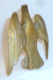 Vintage Cast Brass Heavy Finial Eagle with Spread Wings Topper