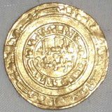 Gold Islamic Coin Cairo Egypt 1000 AD Fatimid Dinar Al-Hakim bi-Amr Allah 390 AH