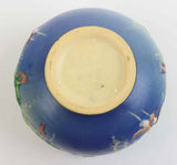 "Rare" 1938 Roseville Pottery Blue Fuchsia Pattern 3” High Urn-shaped Jardinière