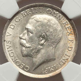 1919 Two Shillings or Florin Silver Coin from Great Britain King George V MS 62