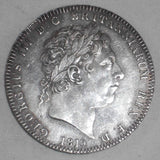 1819 LIX Great Britain Silver Coin Five Shillings or Crown King George III VF++