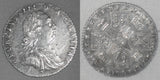 1787 Toned Sixpence Silver Coin Great Britain King George III Facing Right XF++