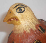 1975 Walter & June Gottshall Schimmel Style PA Dutch Carved & Painted Wood Eagle