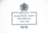 Halcyon Days Enamels England Round Box Christmas 2000 In Original Red Gift Box
