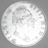 Nice 1835 British India Milled Silver Coin One Rupee King William III KM 450.3
