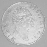 Nice 1835 British India Milled Silver Coin One Rupee King William III KM 450.3