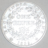 Nice 1835 British India Milled Silver Coin One Rupee King William III KM 450.3
