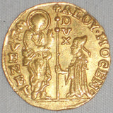 1763-1778 Gold Coin Venice Italy Zecchino or Ducat Alvise Mocenigo IV KM 671 XF+