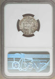 1312-28 Lightly Toned Silver Coin Venice Italy Grosso Giovanni Soranzo NGC AU58