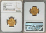 1341-1354 Gold Ducat or Zecchino Venice Italy Andrea Dandolo Coin Fr. 1221 AU 58