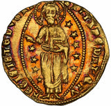 1423-57 Gold Coin Venice Italy Ducat Zecchino Francesco Foscari Fr. 1232 MS63