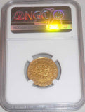 1700-09 Gold Coin Venice Italy Zecchino or Ducat Alvise Mocenigo II KM 460 MS61